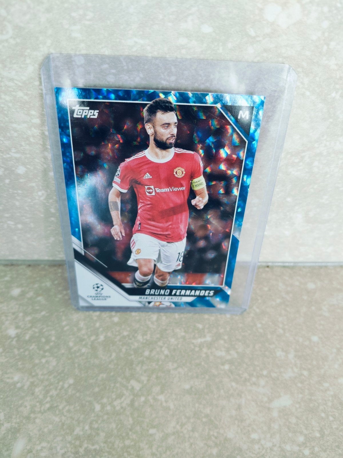 Topps Champions League Bruno Fernandes Manchester United, Verzamelen, Ophalen of Verzenden