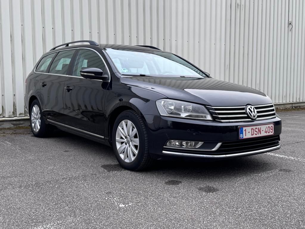 Volkswagen Passat 1.6 TDI Business, Auto's, Euro 5, Zwart, Zwart, 5 deurs