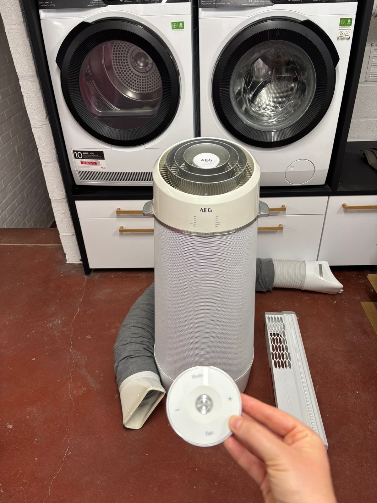 Climatisateur AEG, Ophalen
