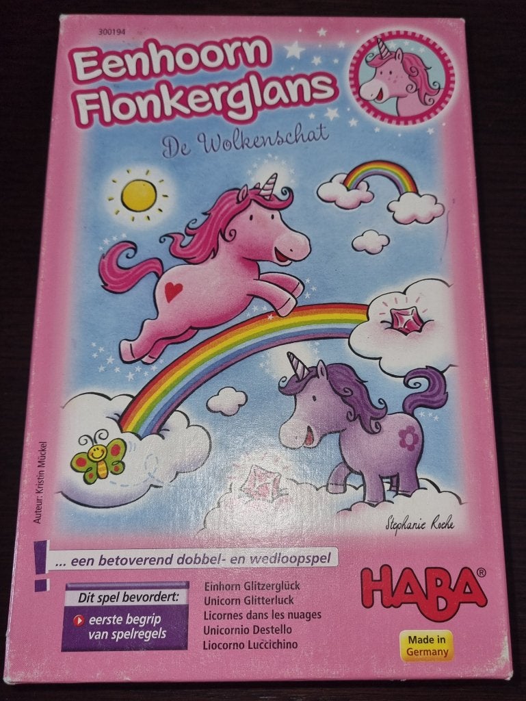Jeu Haba Unicorn Glitter, 1 ou 2 joueurs, Enlèvement, Utilisé, Haba