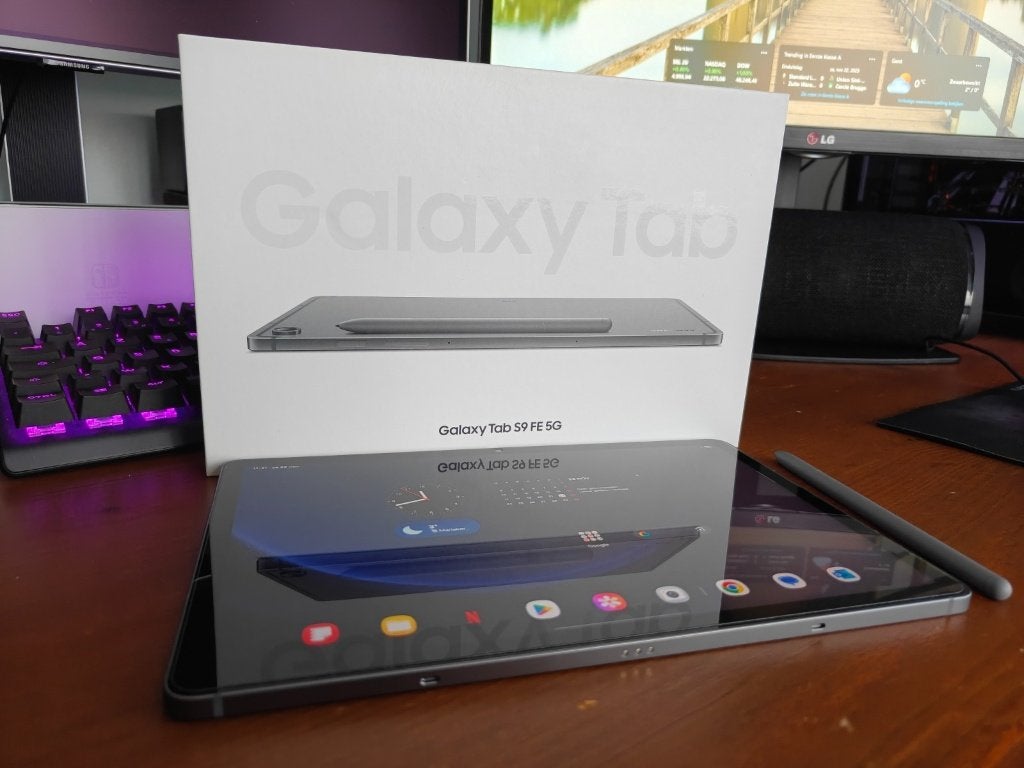 Samsung Galaxy Tab S9 FE 5G 256GB Nieuwstaat, Informatique & Logiciels, Android Tablettes, Samsung galaxy tablet, 11 pouces, Connexion USB