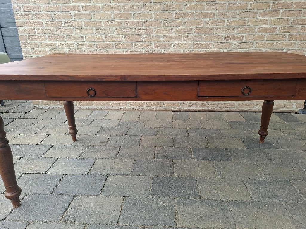 Houten tafel te koop, Maison & Meubles, Pièces pour table, 150 à 200 cm, Klassiek, Enlèvement, Utilisé