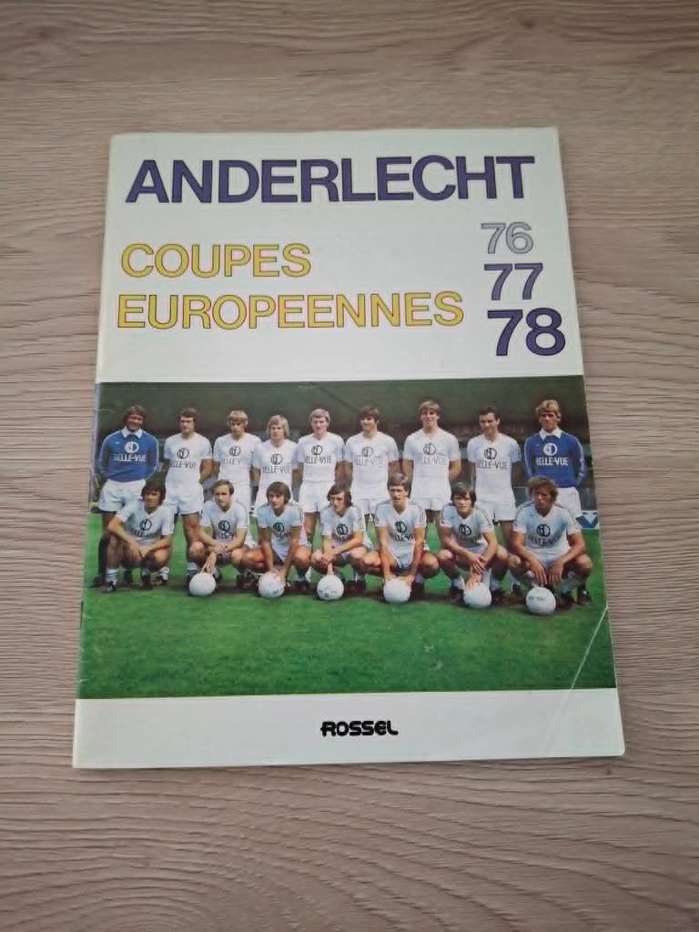 Livre Football - Anderlecht Coupes Européennes 76 - 77 - 78, Sports & Fitness, Envoi, Utilisé