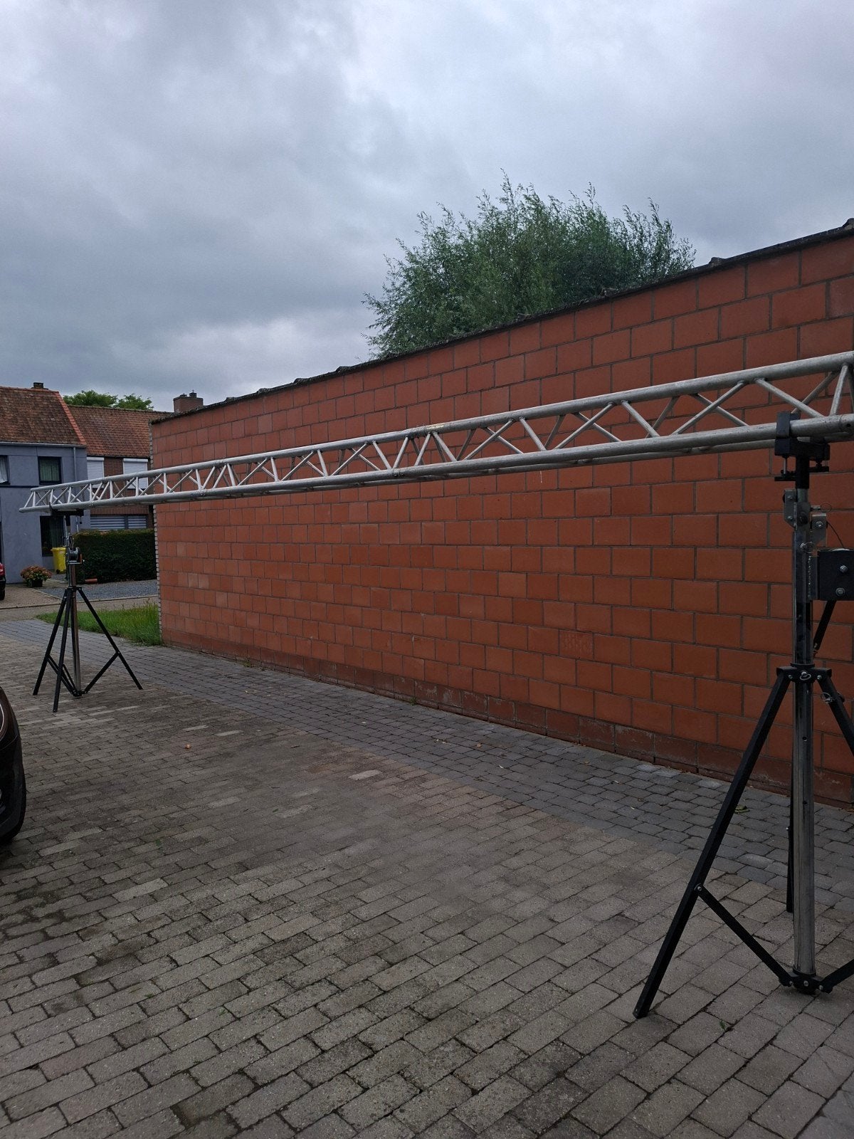 lichtbrug truss 8m met wind up statieven, Muziek en Instrumenten, Ophalen