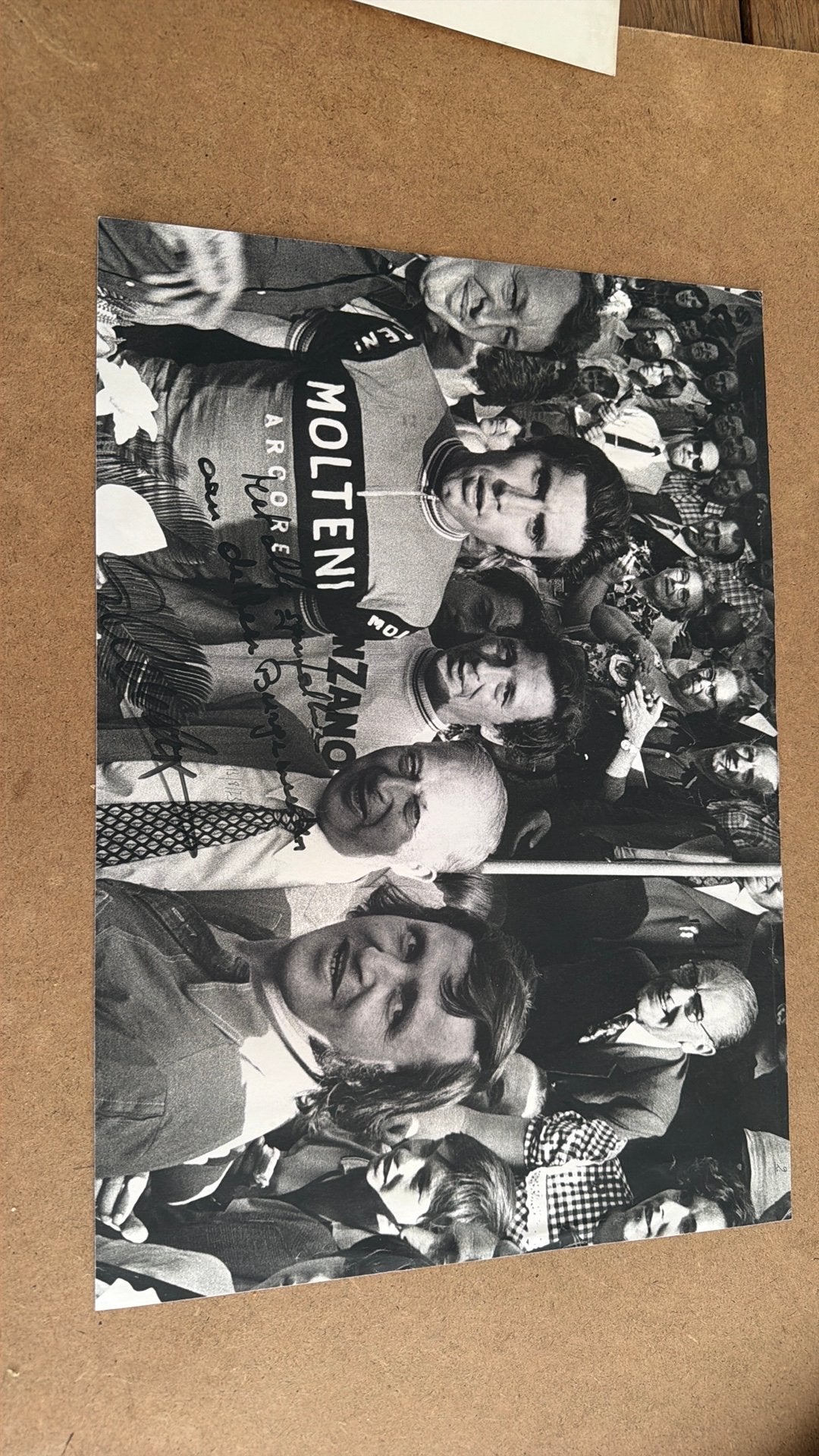 Eddy Merck poster gesigneerd, Verzamelen, Posters, Ophalen, Met lijst, Rechthoekig Liggend, Zo goed als nieuw