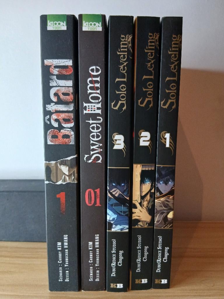 Lot Manhwa / Webtoon – Solo Leveling + Sweet Home + Bastard, Boeken, Nieuw, Japan (Manga), Ophalen, Eén comic