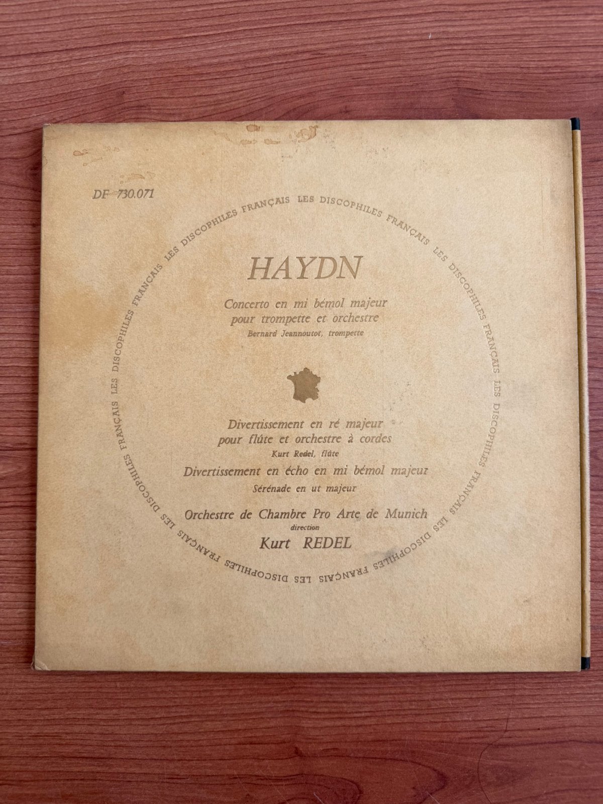 Vinyle 33T - HAYDN - Les Discophiles Fr. DF 730.071, CD & DVD, Vinyles | Classique, Comme neuf, Haydn, Enlèvement ou Envoi