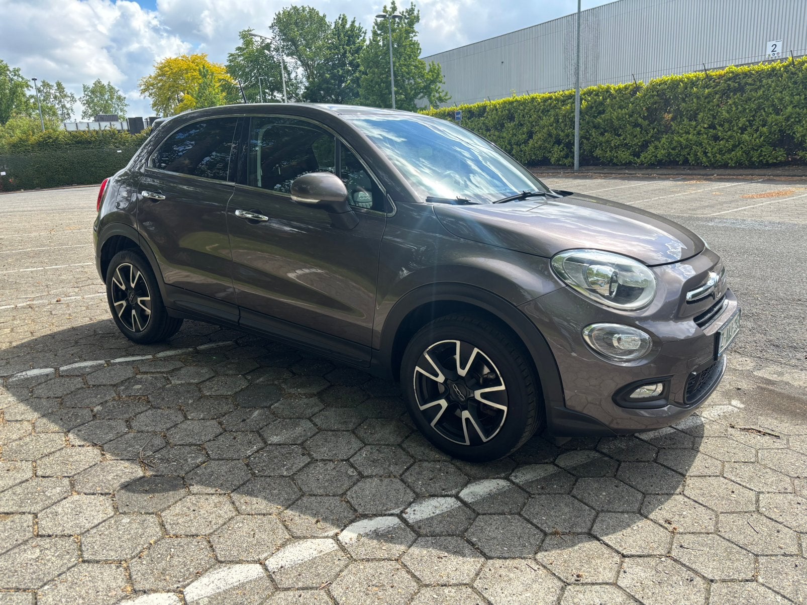 Mooie Fiat 500X benzine 2016 met opties en garantie .EURO 6, Auto's, Fiat, Voorwielaandrijving, 4 cilinders, 1600 cc, Bedrijf