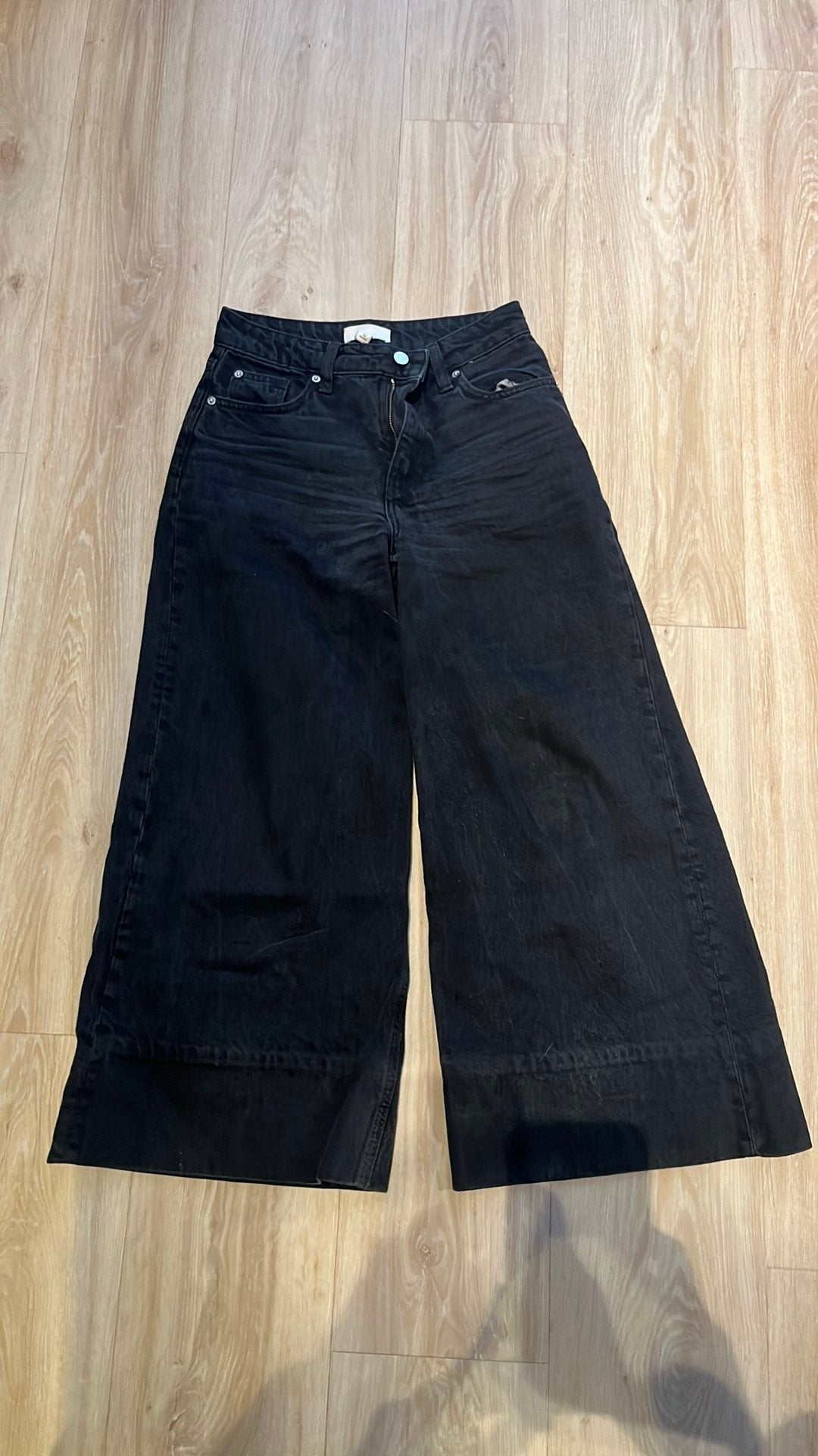Pantalon / jeans noir, Enlèvement, Comme neuf, Noir, W27 (confection 34) ou plus petit