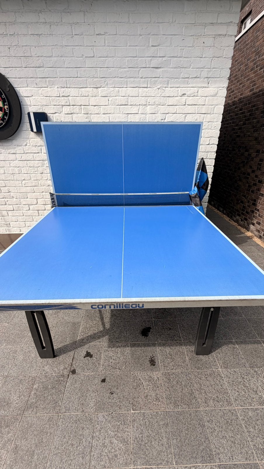 Outdoor PingPongtafel in zeer goede staat, Sport en Fitness, Tafeltennis, Ophalen, Zo goed als nieuw, Tafel Outdoor, Verrijdbaar