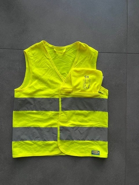 Fluo hesje maat XS (kleuter), Ophalen of Verzenden, Zo goed als nieuw
