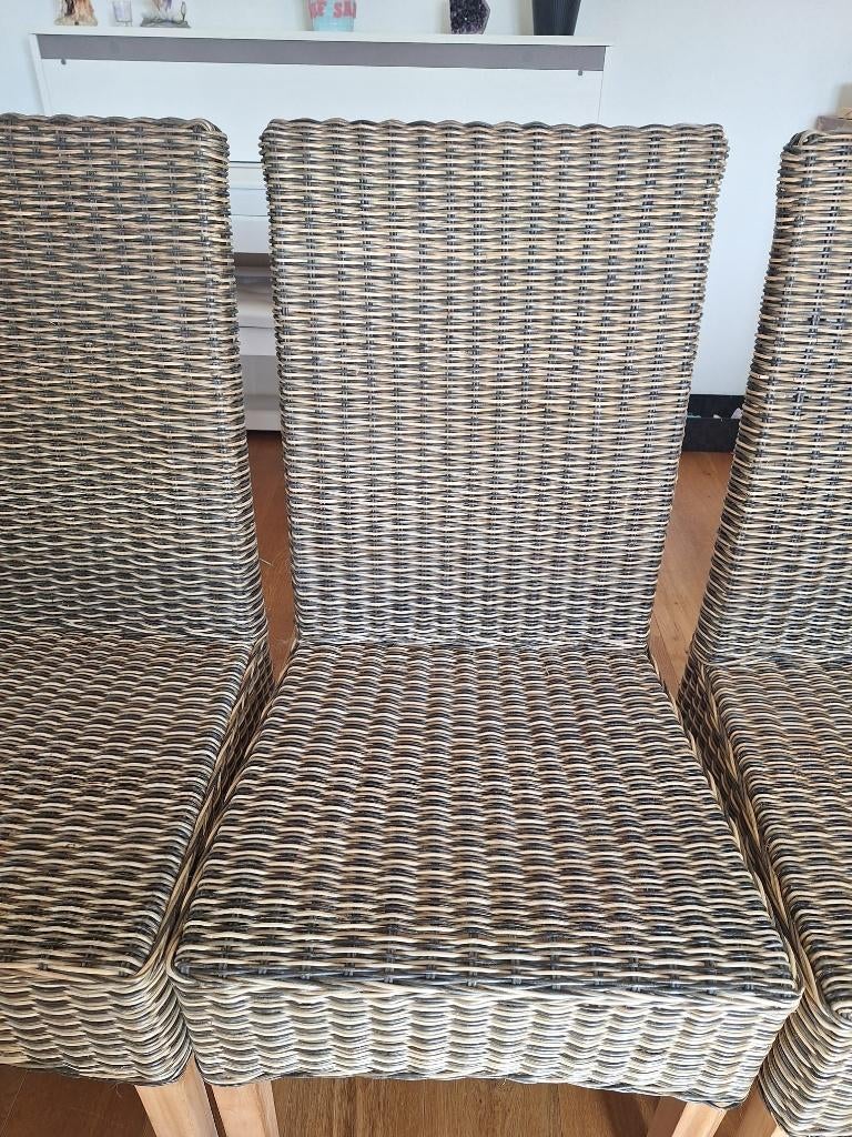 Rieten stoelen, Huis en Inrichting, Ophalen, Gebruikt, Overige kleuren, Hout