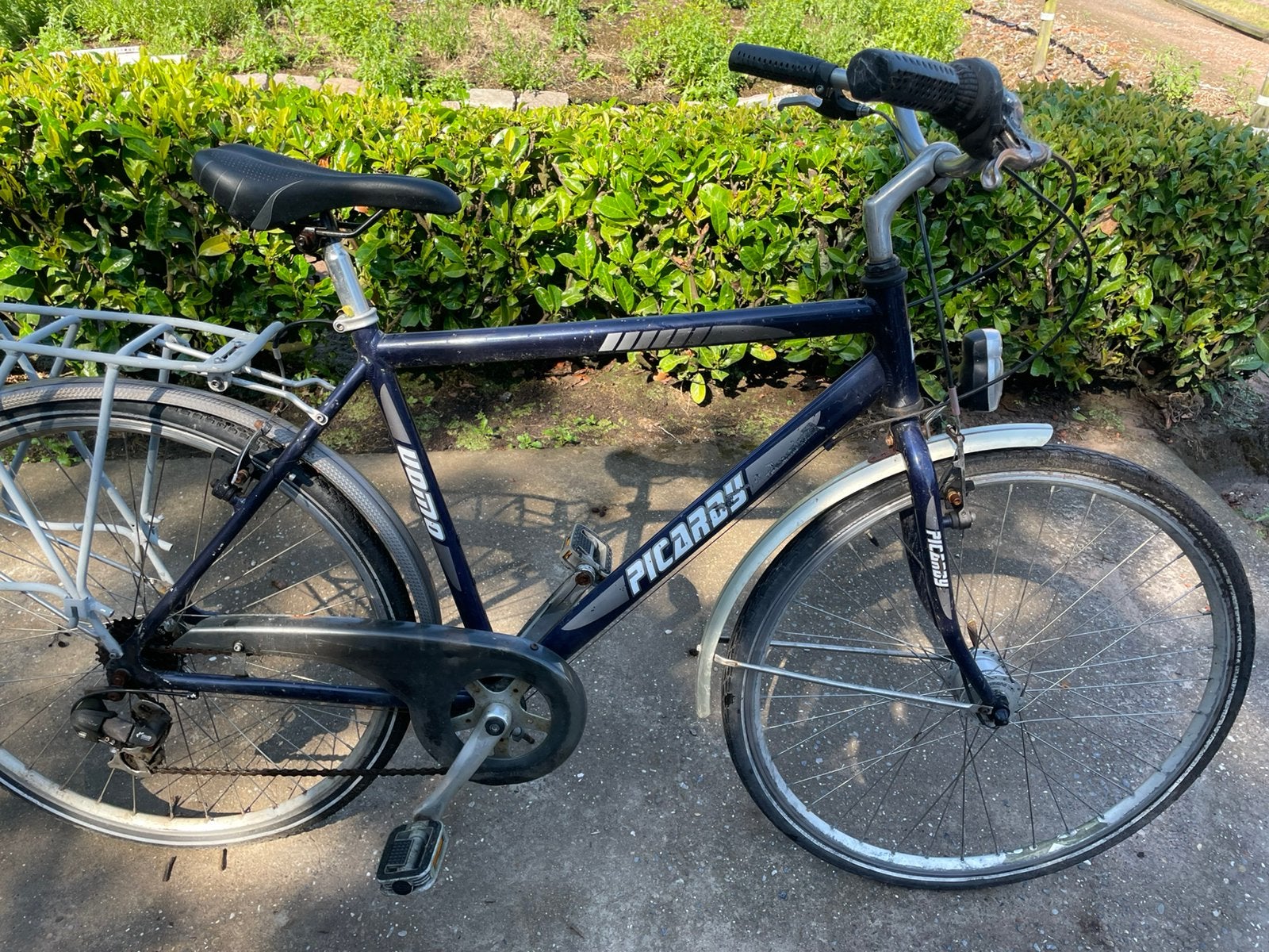 Herenfiets, Fietsen en Brommers, Ophalen, Zo goed als nieuw, Schijfrem, Overige merken