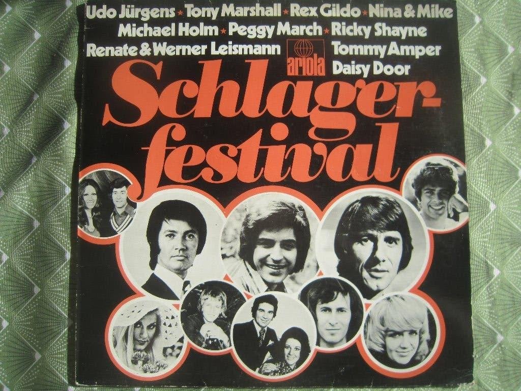 lp Duitse schlager-festival, CD & DVD, Enlèvement, Schlager, LP