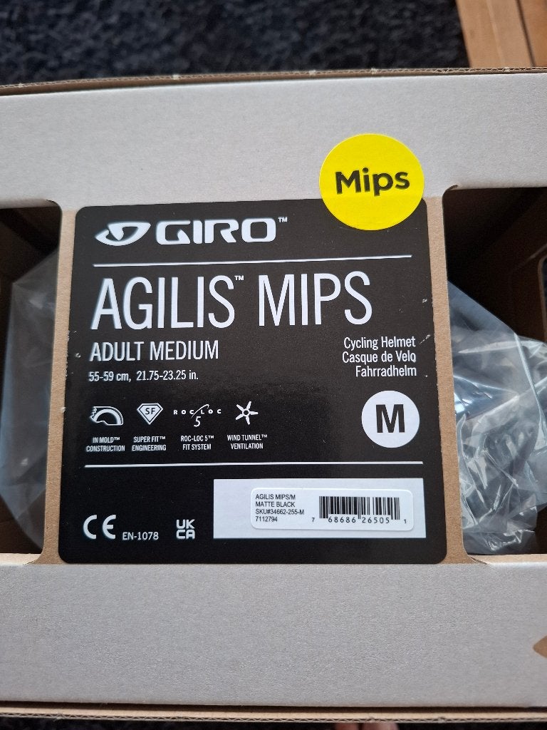 Fietshelm Giro Agilis Mips medium, Fietsen en Brommers, Ophalen, M, Nieuw, GIRO