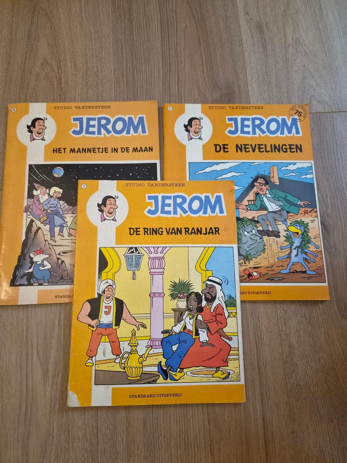 strips Jerom, Boeken, Ophalen