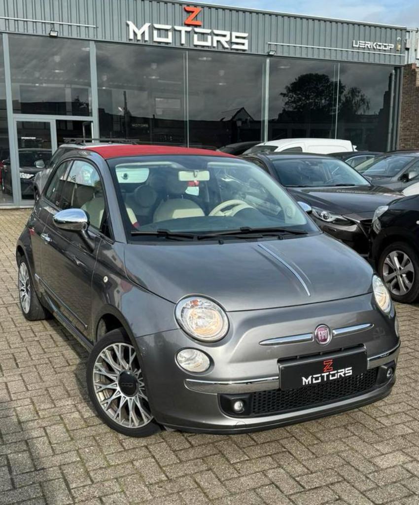 Fiat 500 Cabrio | Benzine | Euro 6B, Autos, Argent ou Gris, Euro 6, Entreprise, Boîte manuelle