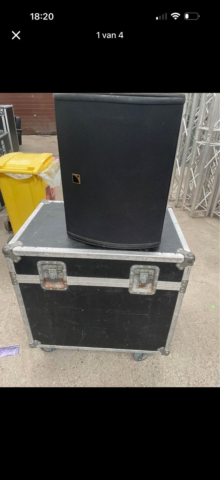 4x l-acoustics 115xt hiq incl flightcases, Enlèvement, Utilisé