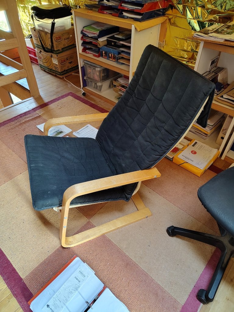fauteuil ikéa en bon état, Maison & Meubles, 75 à 100 cm, Enlèvement, Bois, Moins de 50 cm