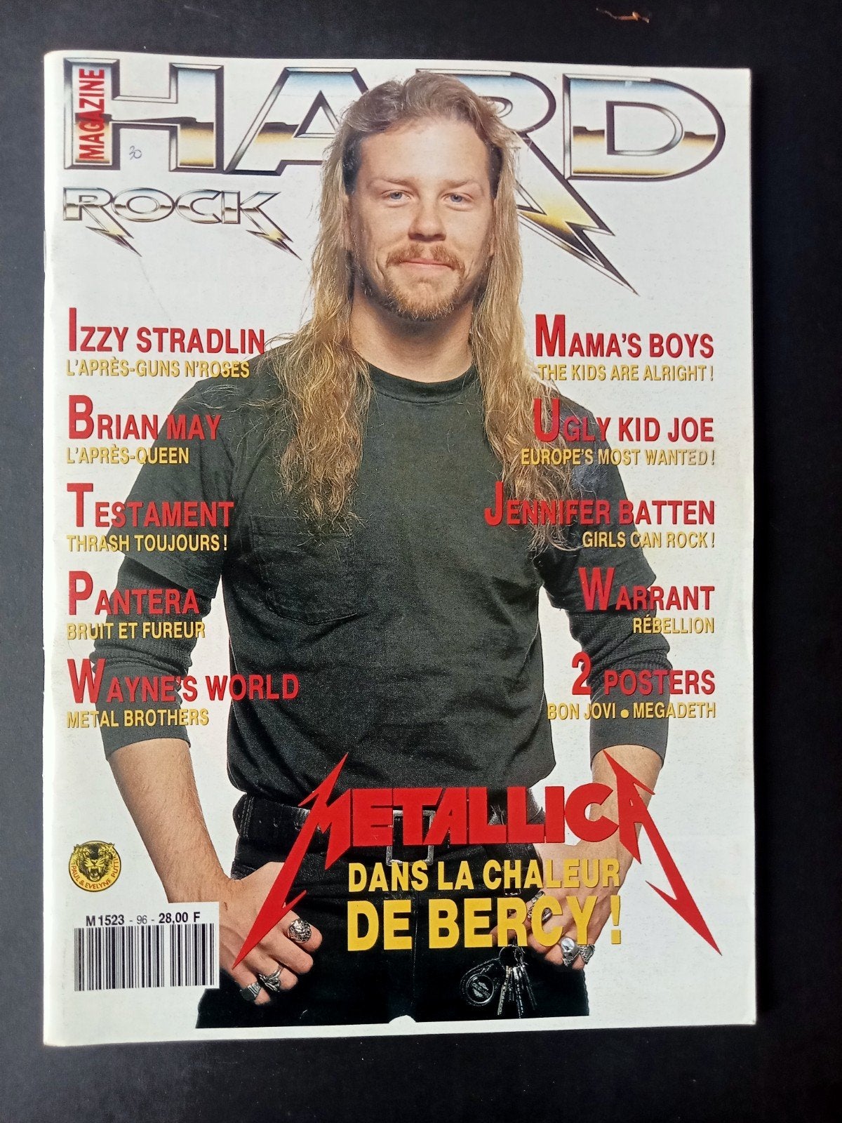 Metallica, Frans tijdschrift 1992, Cd's en Dvd's, Vinyl | Hardrock en Metal, Ophalen of Verzenden