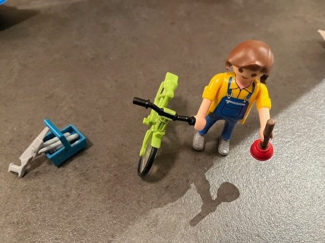 Playmobil klusjesman nr 4791, Ophalen