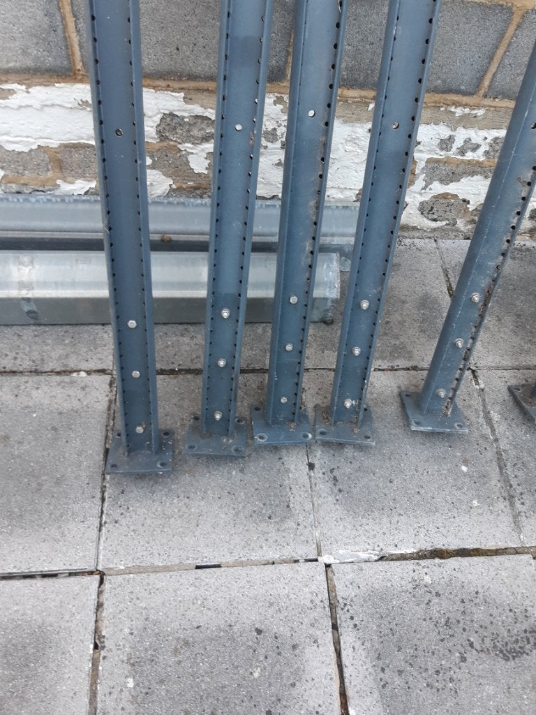 7 poteaux 120cm pour clôture rigide, Enlèvement, Utilisé, Moins de 180 cm, Poteaux