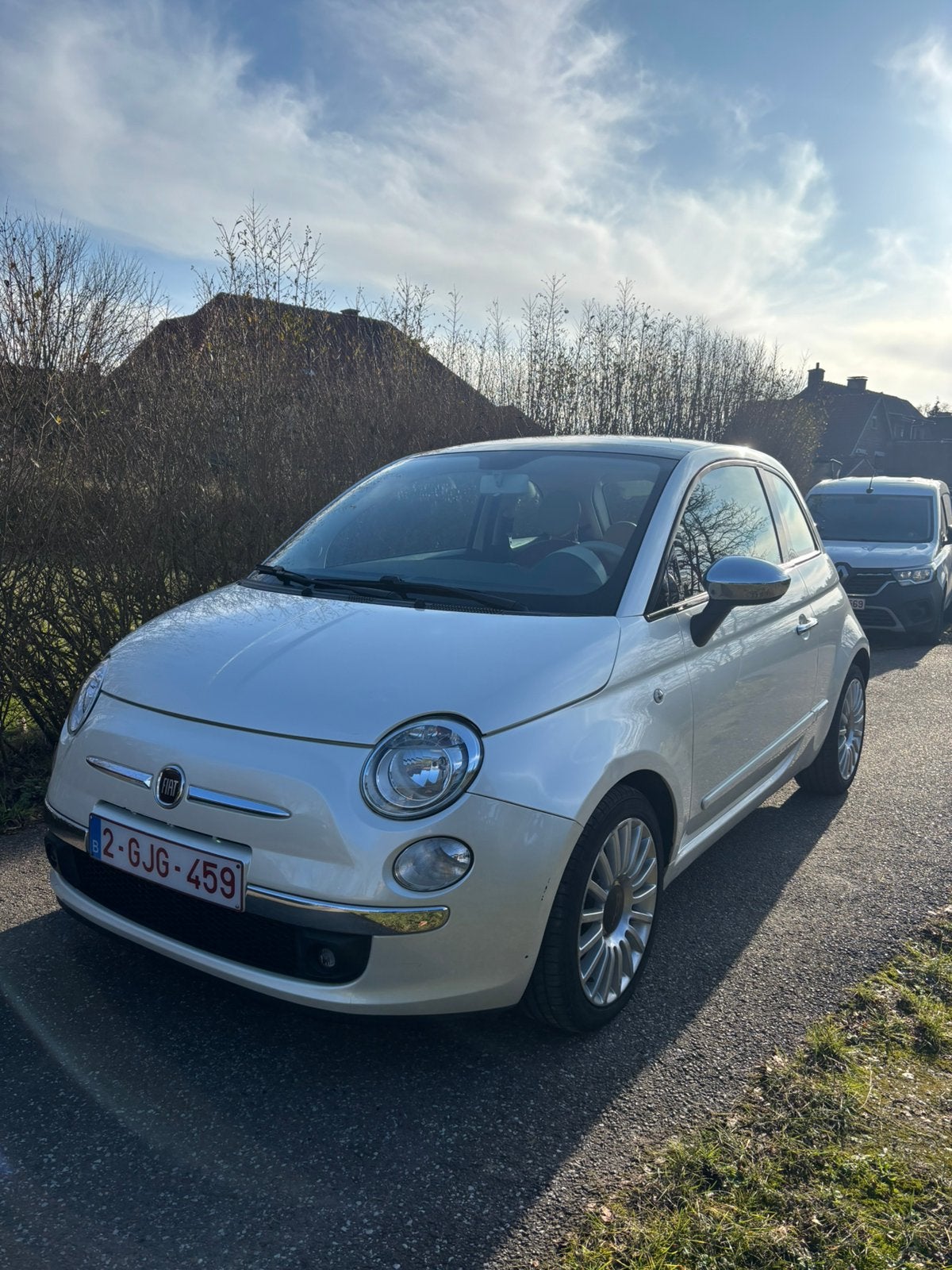Fiat 500 twinair, Auto's, Voorwielaandrijving, Wit, Leder, Overige kleuren