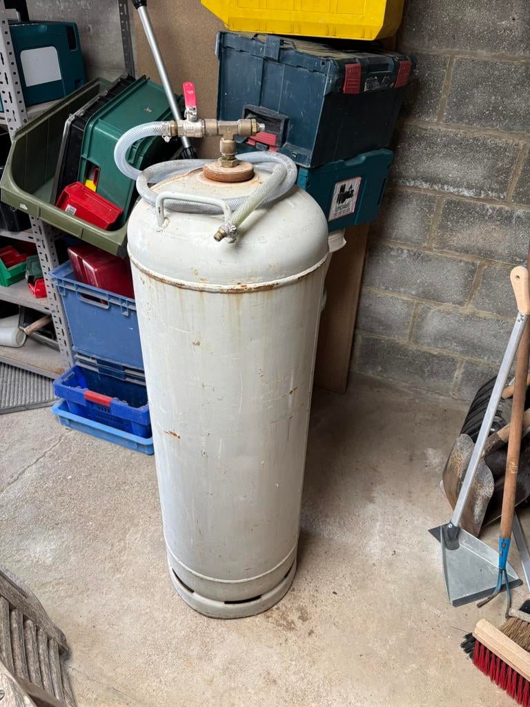 Perslucht tank, Doe-het-zelf en Bouw, 100 liter of meer, Ophalen, Zo goed als nieuw, 10 bar of meer