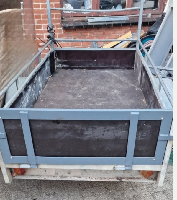 Aanhangwagen /aanhanger/remorque/laadbak 2 x1 m, Ophalen, Gebruikt