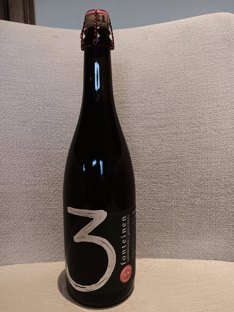 3 fonteinen - geuze - aardbei/kriek -nr 1- 2021 75 cl - 6.2%, Ophalen, Nieuw, Flesje(s), Overige merken