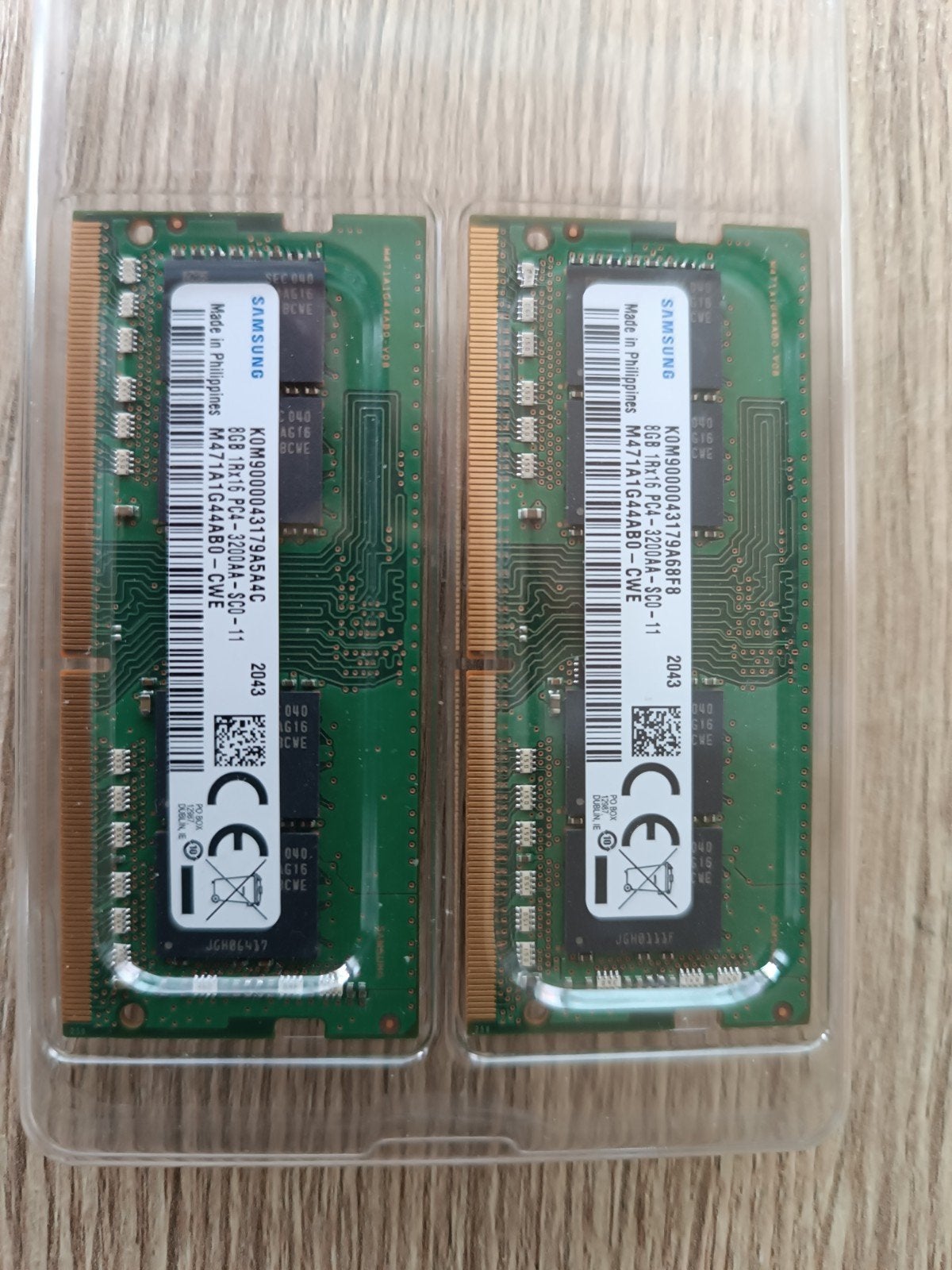 Samsung 2x8gb ddr4 sodimm, Computers en Software, RAM geheugen, Ophalen, DDR4