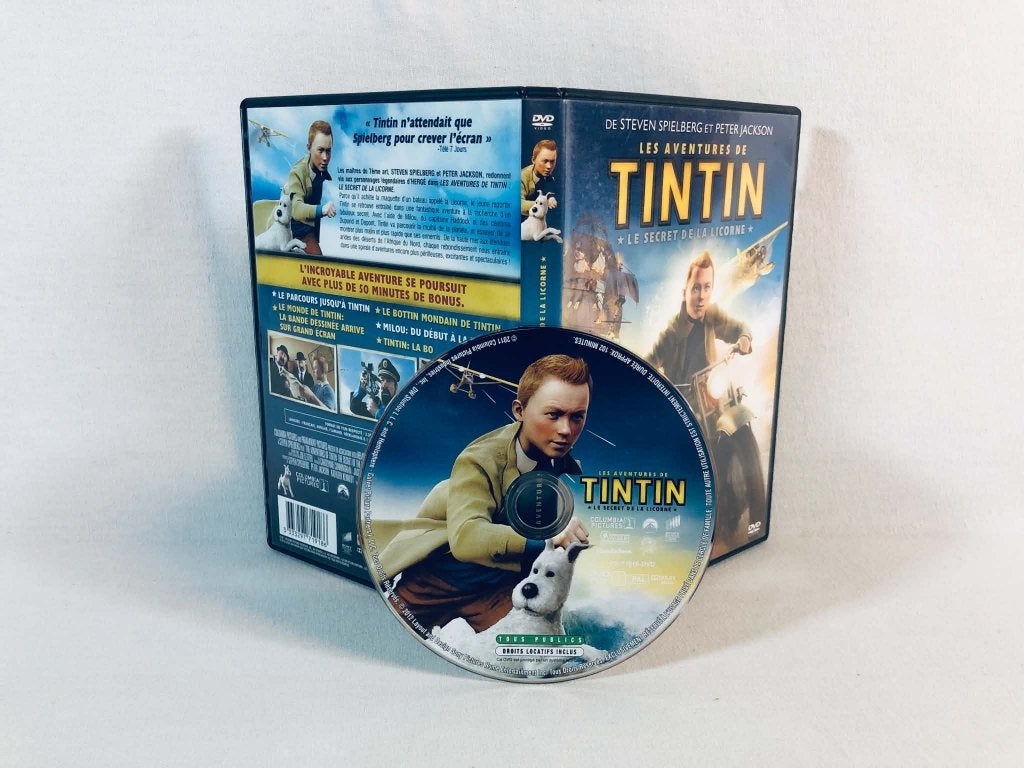 Les Aventures de Tintin Le Secret de la Licorne DVD FR TBE, Tous les âges, Néerlandais, Animation, Néerlandais