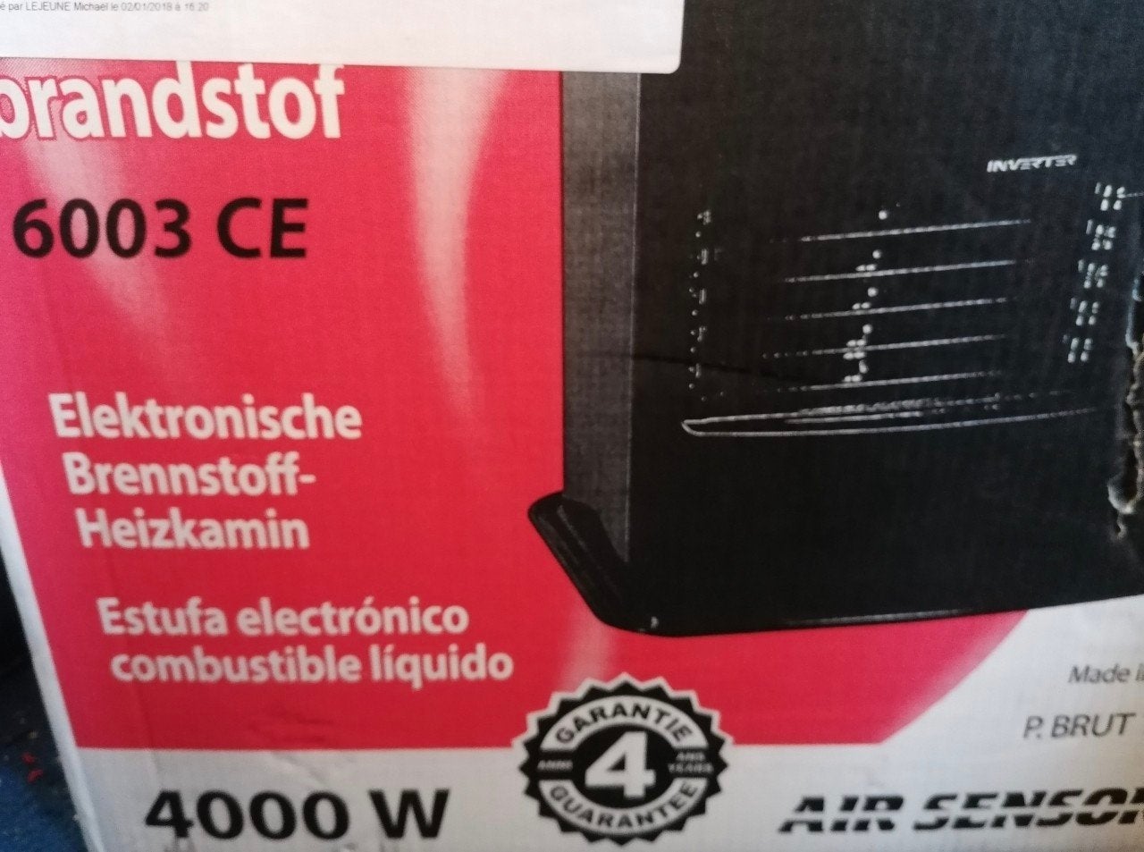 poêle inverter 6003CE, Enlèvement, Utilisé, Autres carburants