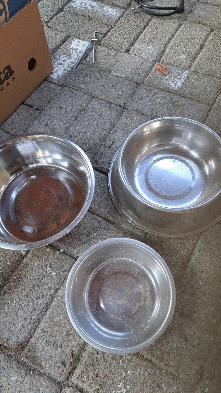 3 drinkkommen, Ophalen, Zo goed als nieuw