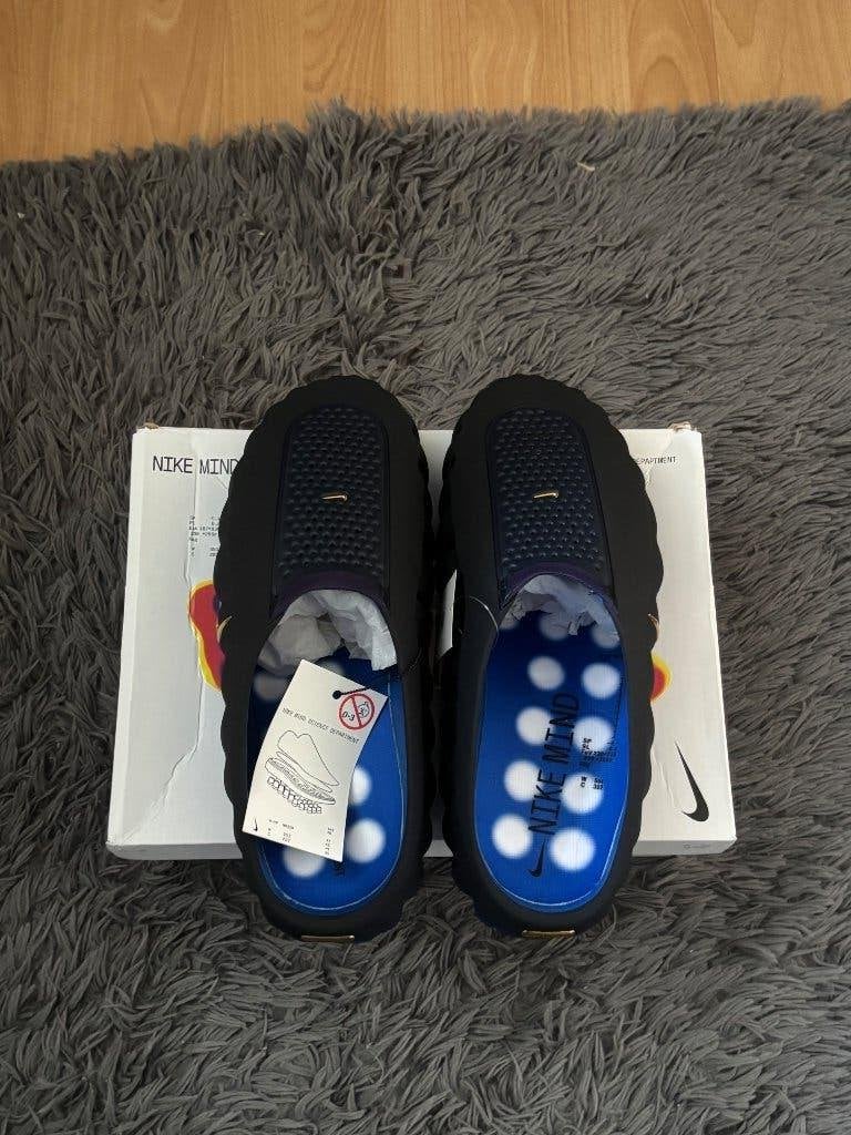 Nike Mind 001 zwartgeblakerd blauw/metaalkoper — 46.12 US, Nike, Zo goed als nieuw, Sneakers, Verzenden