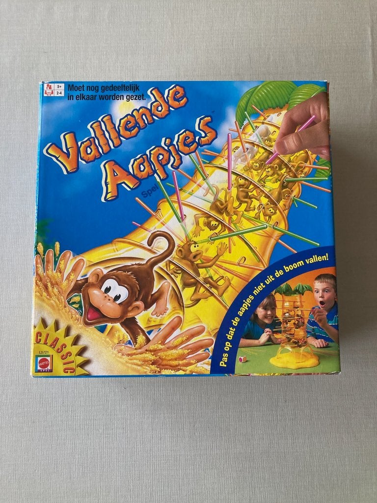 Vallende aapjes, Een of twee spelers, Ophalen of Verzenden, Gebruikt, Mattel
