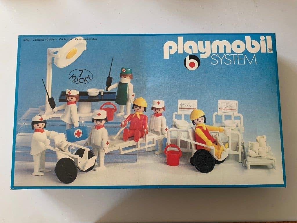 Playmobil System vintage Ziekenhuis 3404 OVP, Ophalen, Complete set, Overige typen, Nieuw
