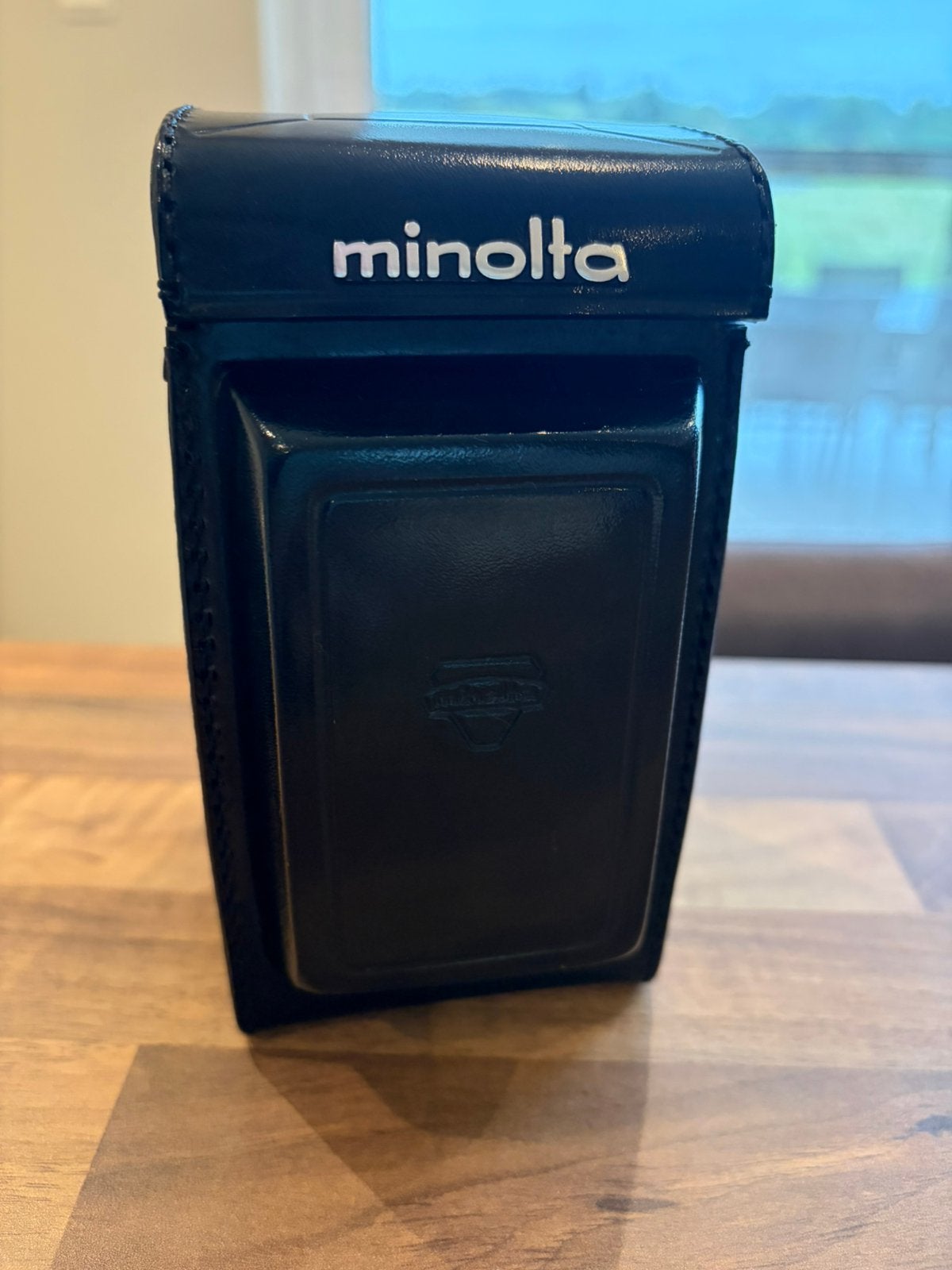 Étui / Housse Cuir Minolta Autocord TLR (Chiyoda Kogaku), Audio, Tv en Foto, Fotocamera's Analoog, Ophalen of Verzenden, Zo goed als nieuw