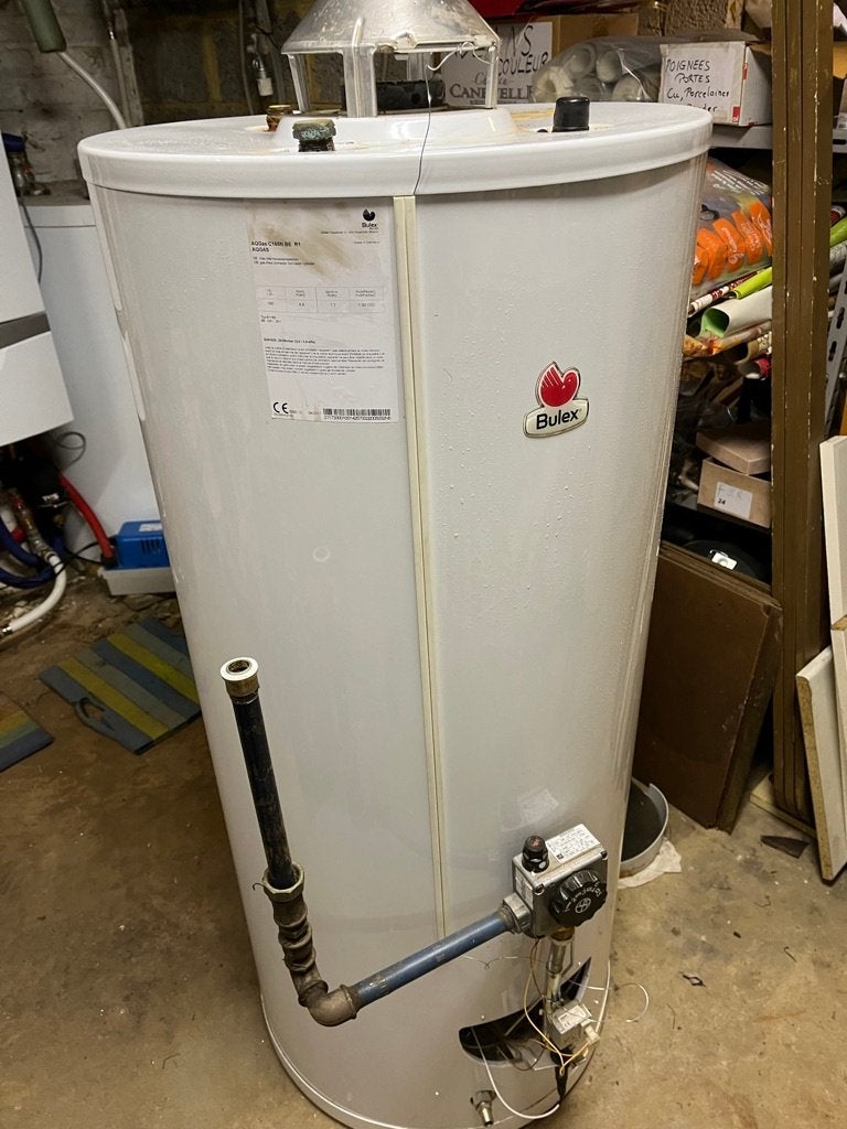 Chauffe eau sanitaire, Ophalen, Aardgas, 100 liter of meer, Boiler