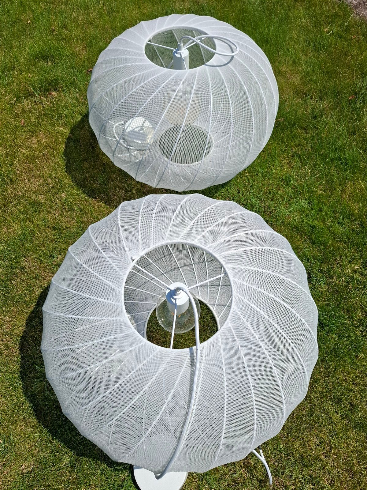 2 lampenkappen, Ophalen, Zo goed als nieuw, Hanglamp