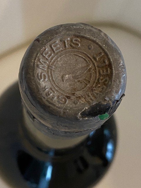 oude fles jenever Smeets Hasselt, Collections, Enlèvement ou Envoi, Autres types