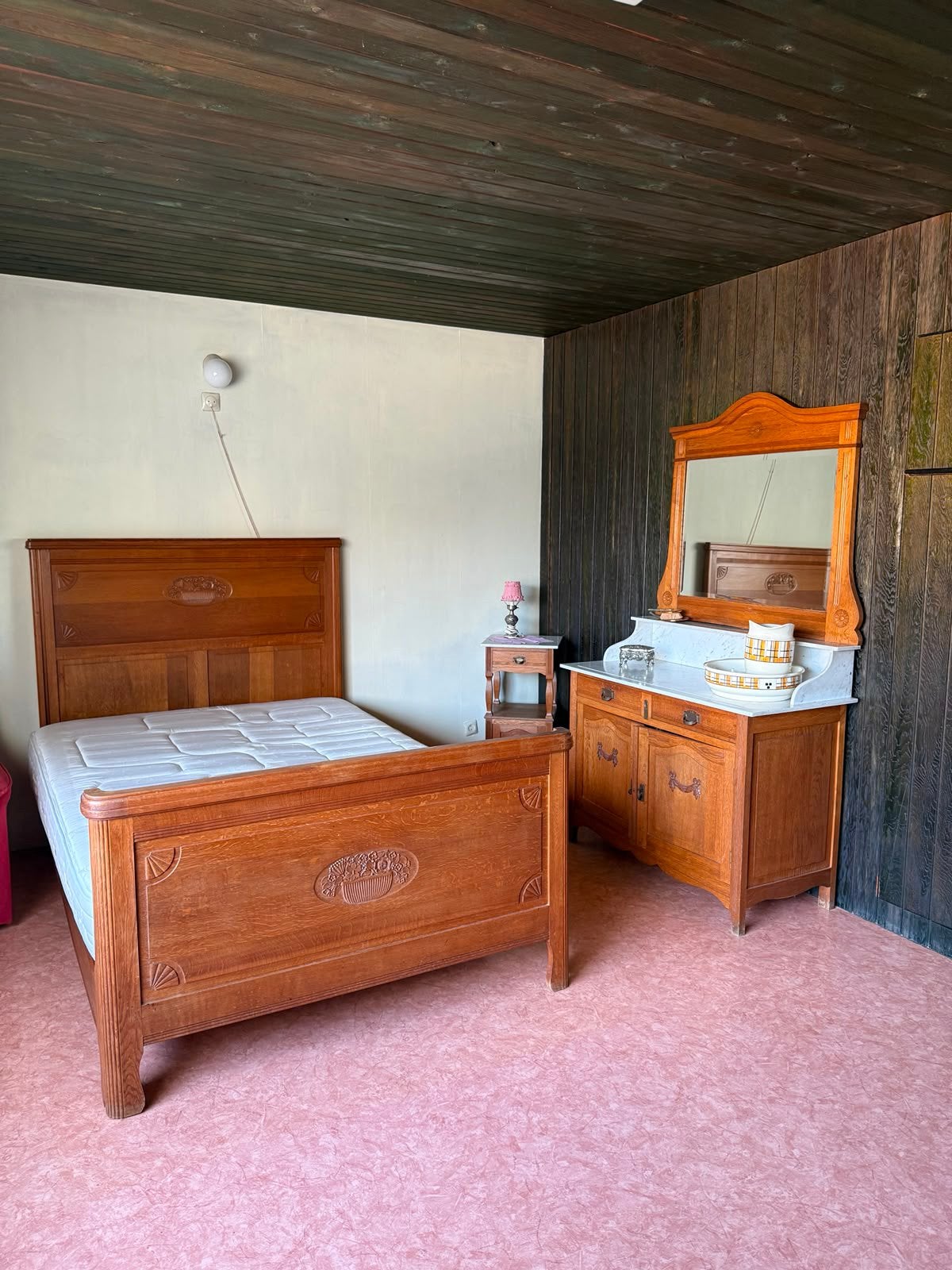 Prachtige antieke slaapkamerset (vroege 20e eeuw), Enlèvement, Comme neuf