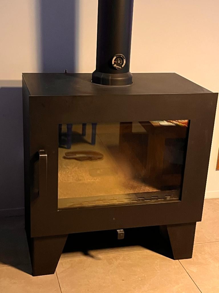 Dik Geurts Store H2O EA CV houtkachel te koop (2018), Ophalen, Gebruikt