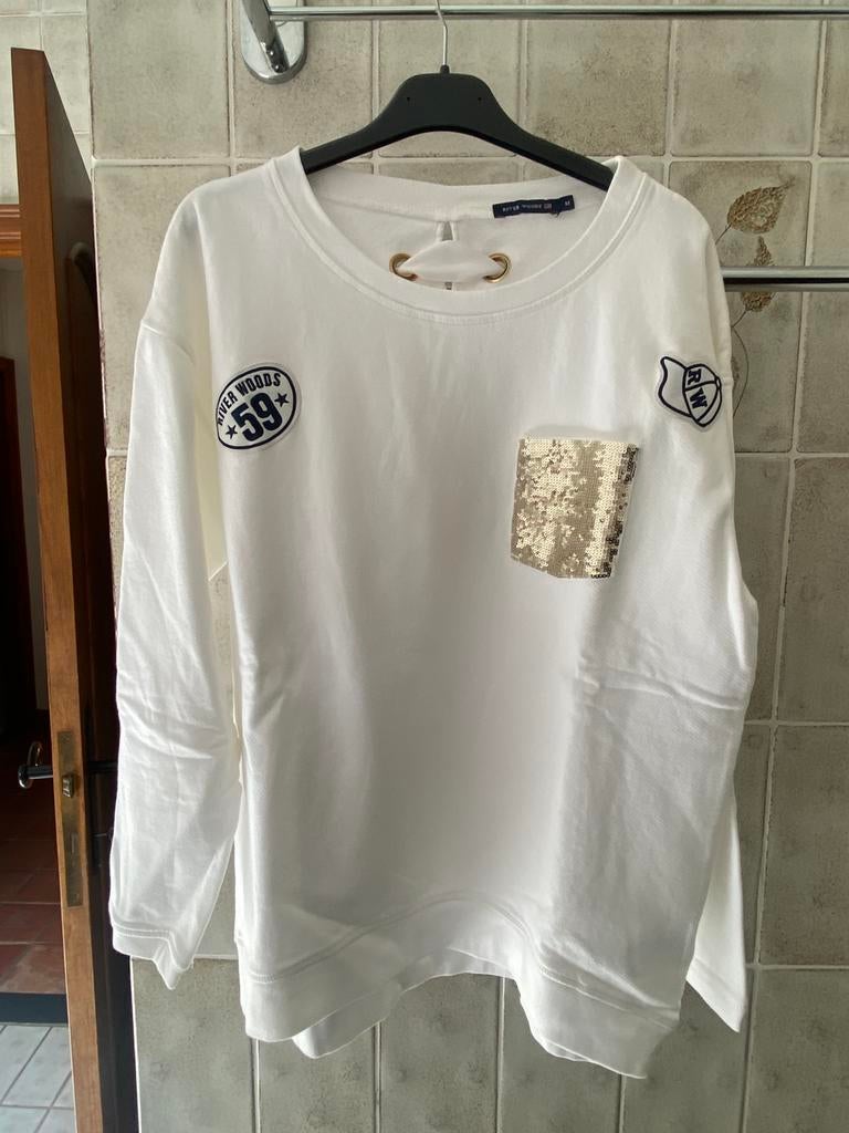 River woods sweater medium nieuw, Ophalen of Verzenden, Nieuw, Maat 38/40 (M), Wit