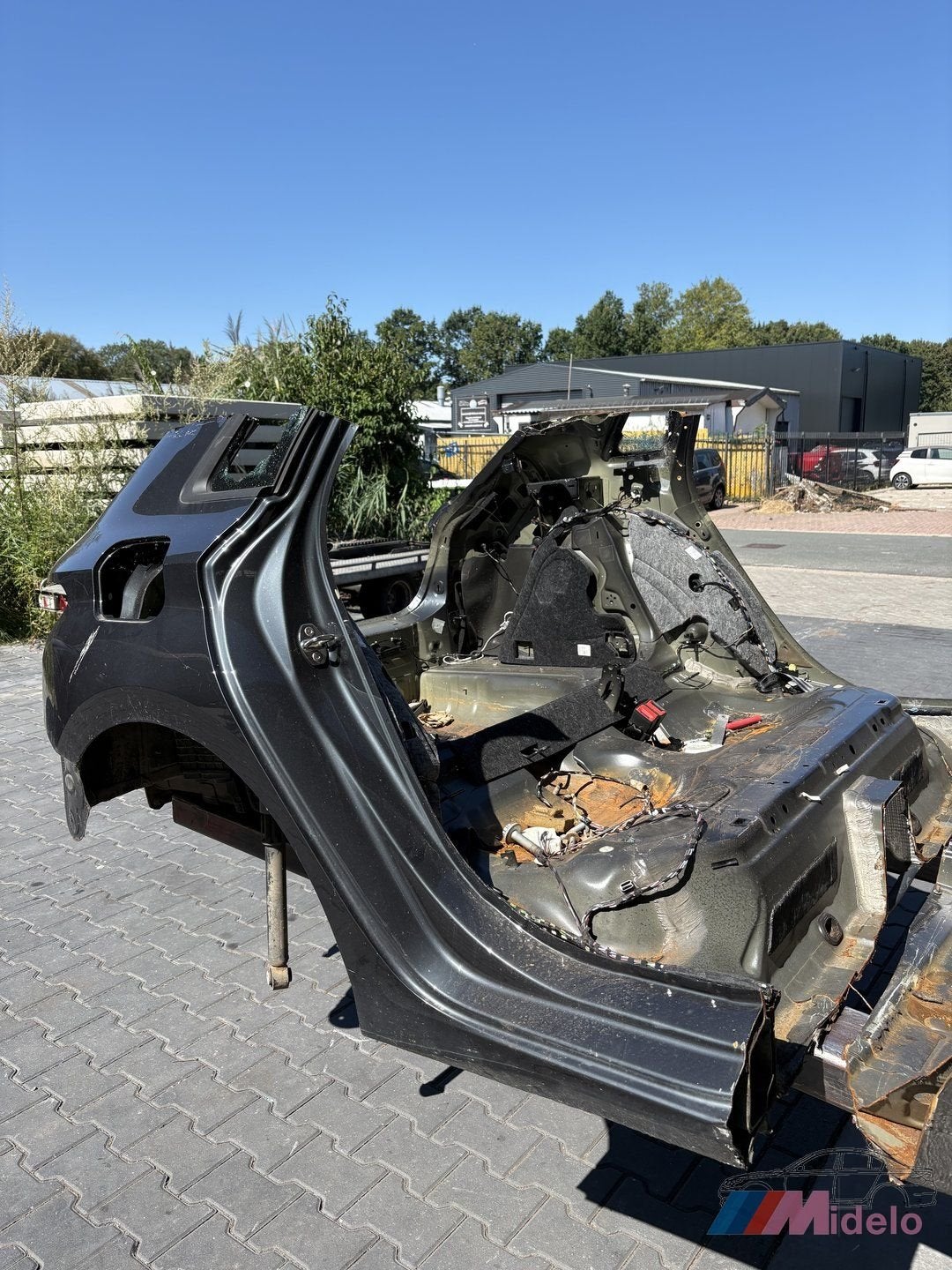 AUDI A3 8Y SNIJDEEL ACHTERSCHERM RECHTS LX7L, Gebruikt, -, -, Spatbord