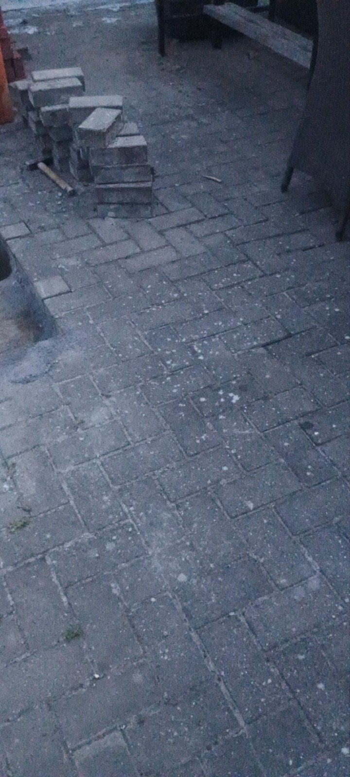blauwe klinkers, Ophalen, Klinkers