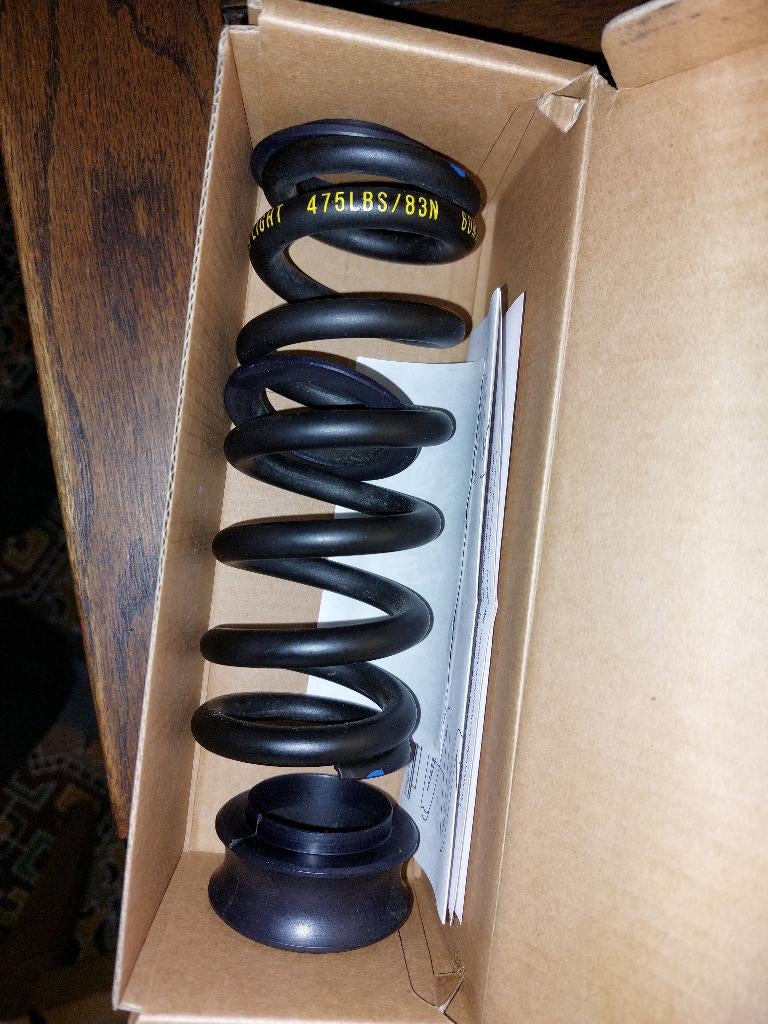 Ressort en 475x3.0 acier léger pour Rock Shox ou autre, Fietsen en Brommers, Fietsonderdelen, Overige typen, Staal, Ophalen of Verzenden