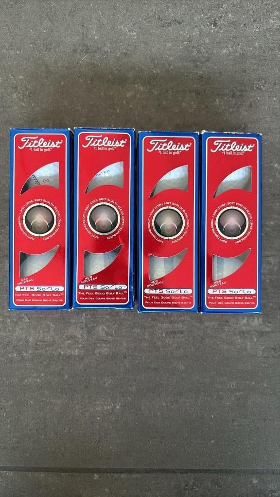 Titleist PTS So/Lo golfballen – 12 stuks – ongebruikt, Ophalen of Verzenden, Nieuw, Bal(len), Overige merken