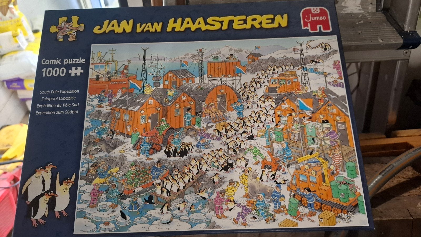 puzzel jan van haasteren 1000stuks Zuidpool expeditie, Enlèvement, Comme neuf