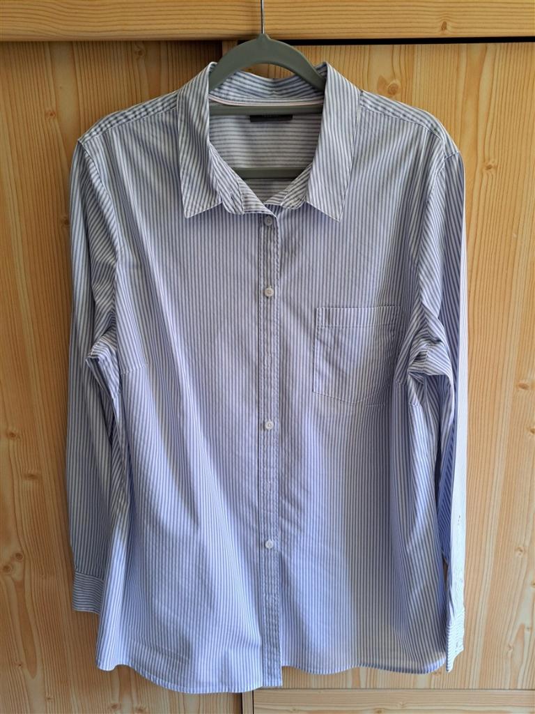 Blouse blauw-wit gestreept maat 46, Kleding | Dames, Blouses en Tunieken, Blauw, Yessica, Maat 46/48 (XL) of groter, Ophalen of Verzenden